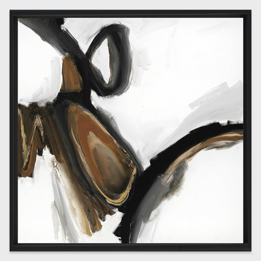Black Smoke I Black Painting Art by Buddy Whitlock - Ornate Home
