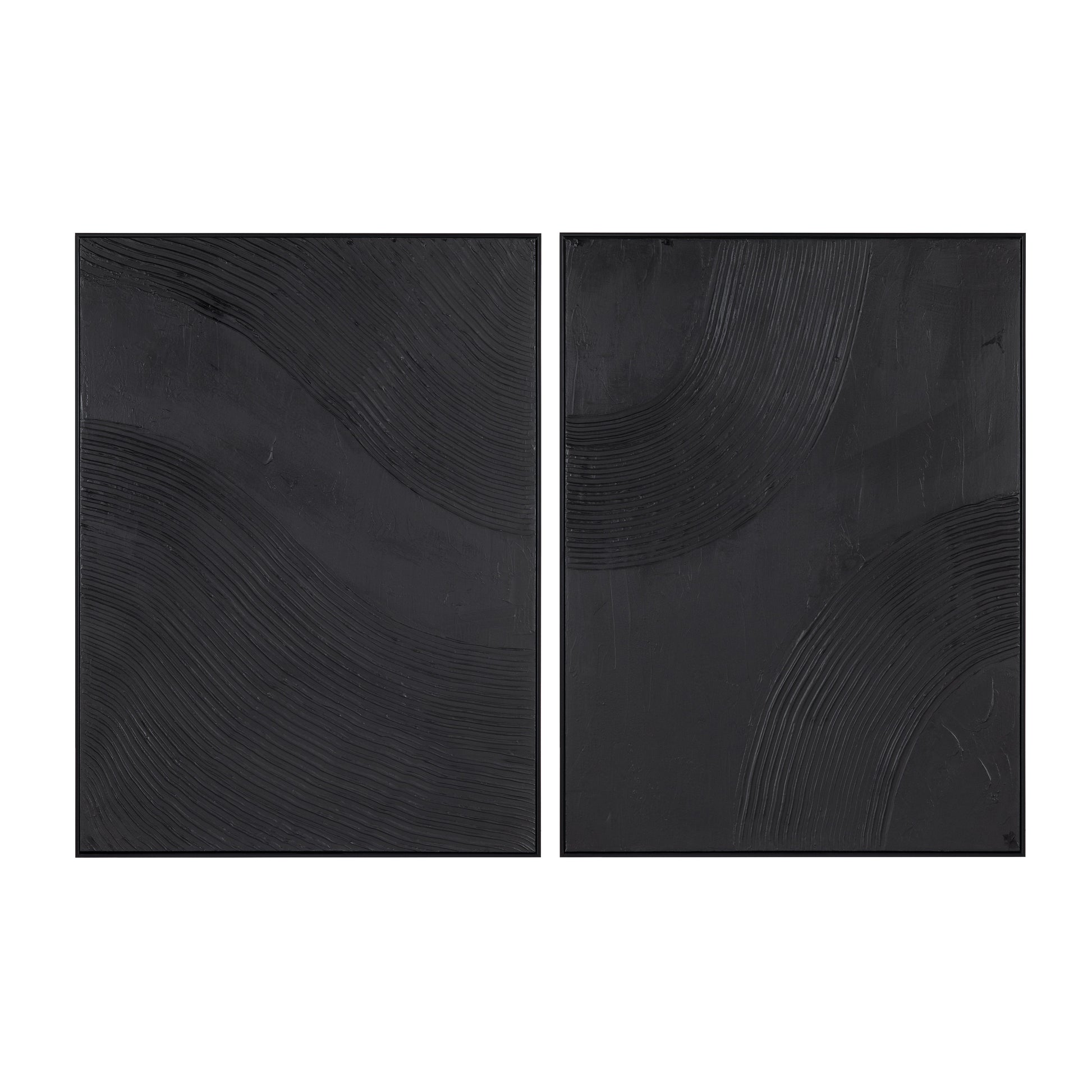 Black Ways Black Canvas - Ornate Home