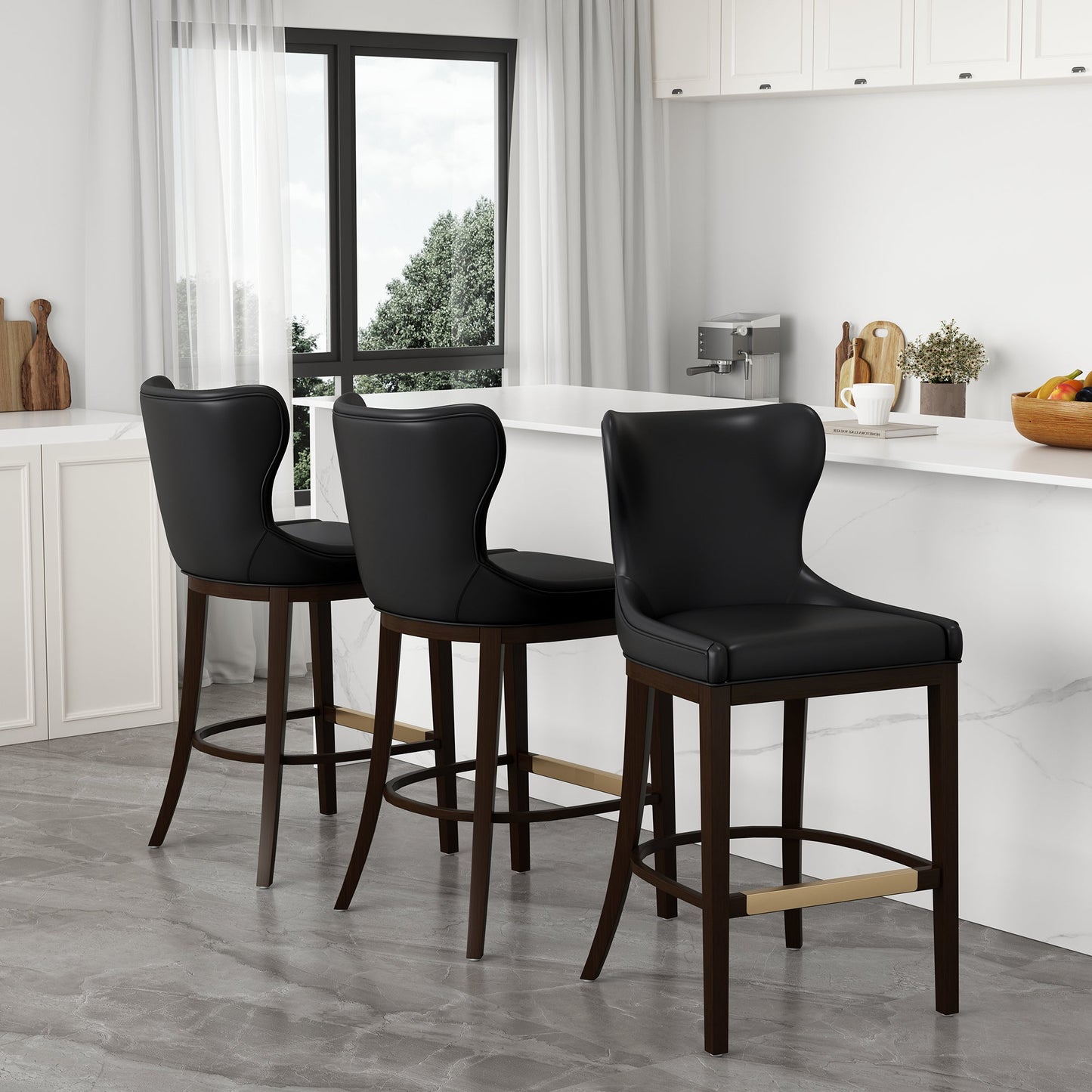 Blair Barstool in Black - Ornate Home