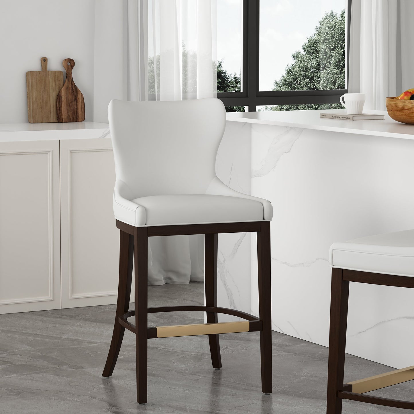 Blair Barstool in White - Ornate Home