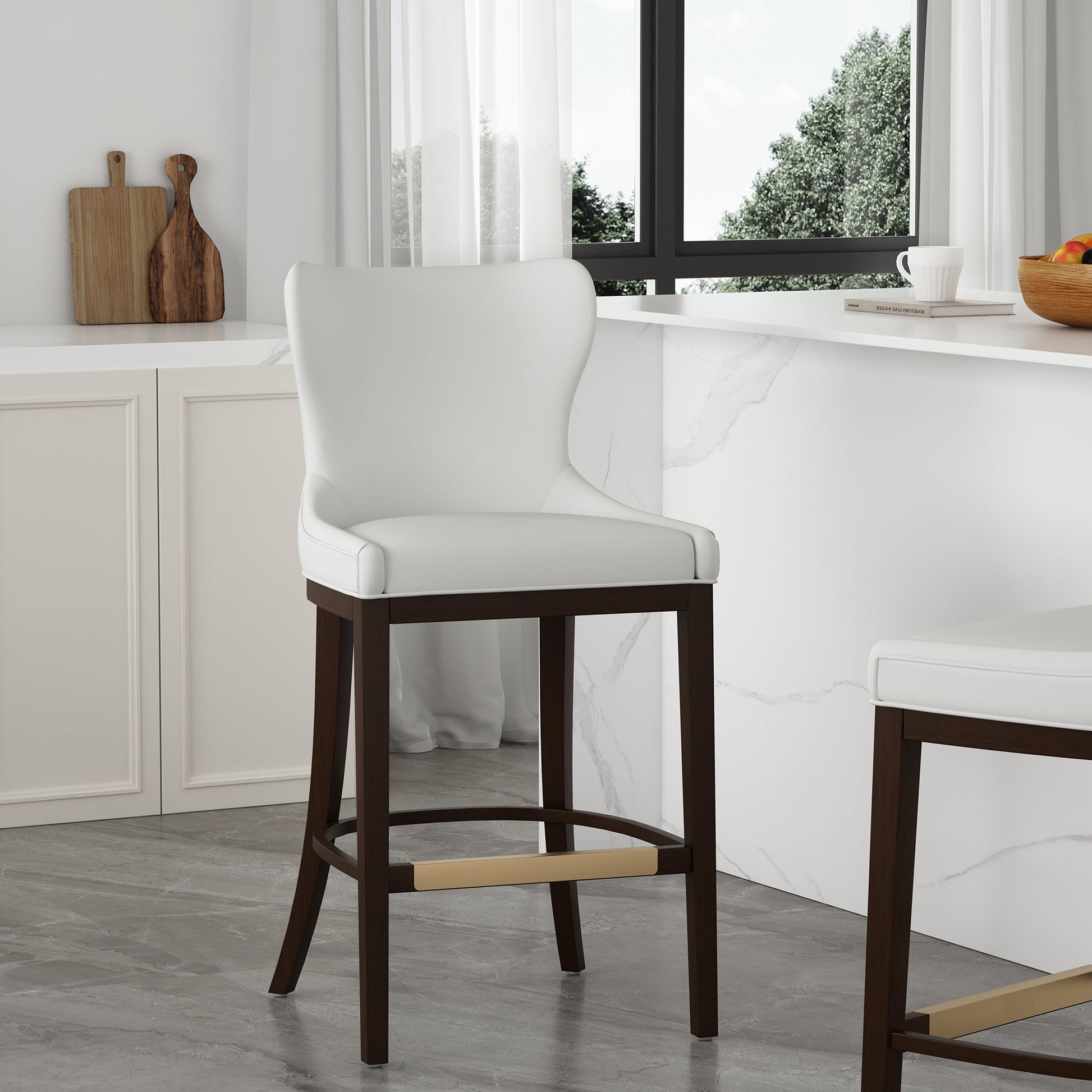 Blair Barstool in White - Ornate Home
