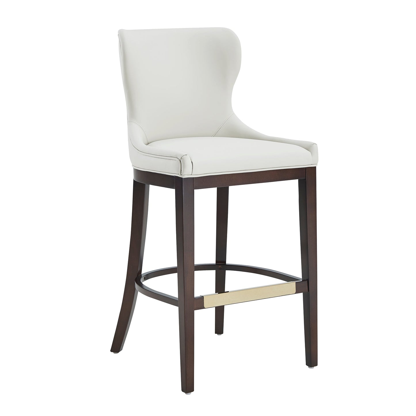 Blair Barstool in White (set of 2) - Ornate Home