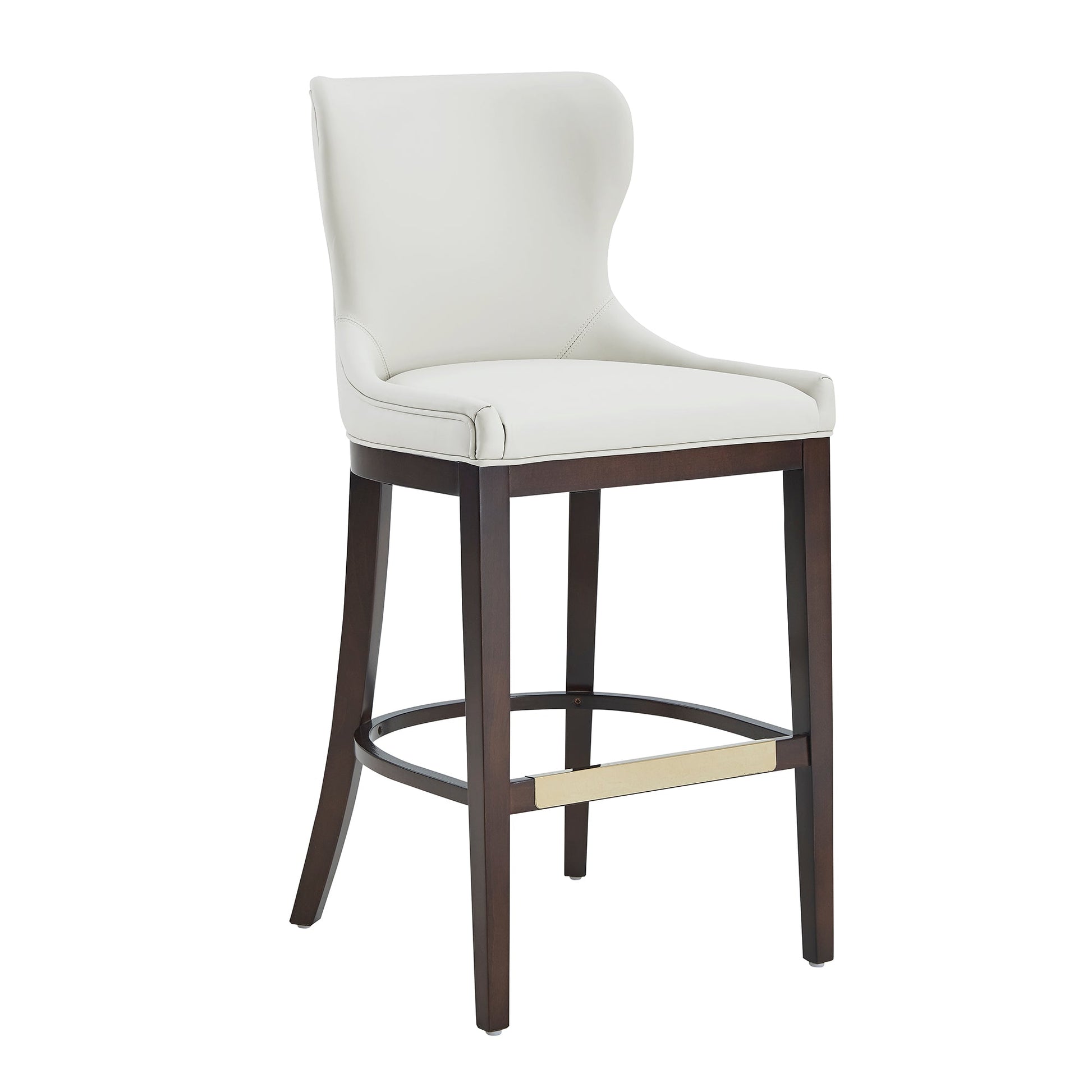 Blair Barstool in White (set of 3) - Ornate Home