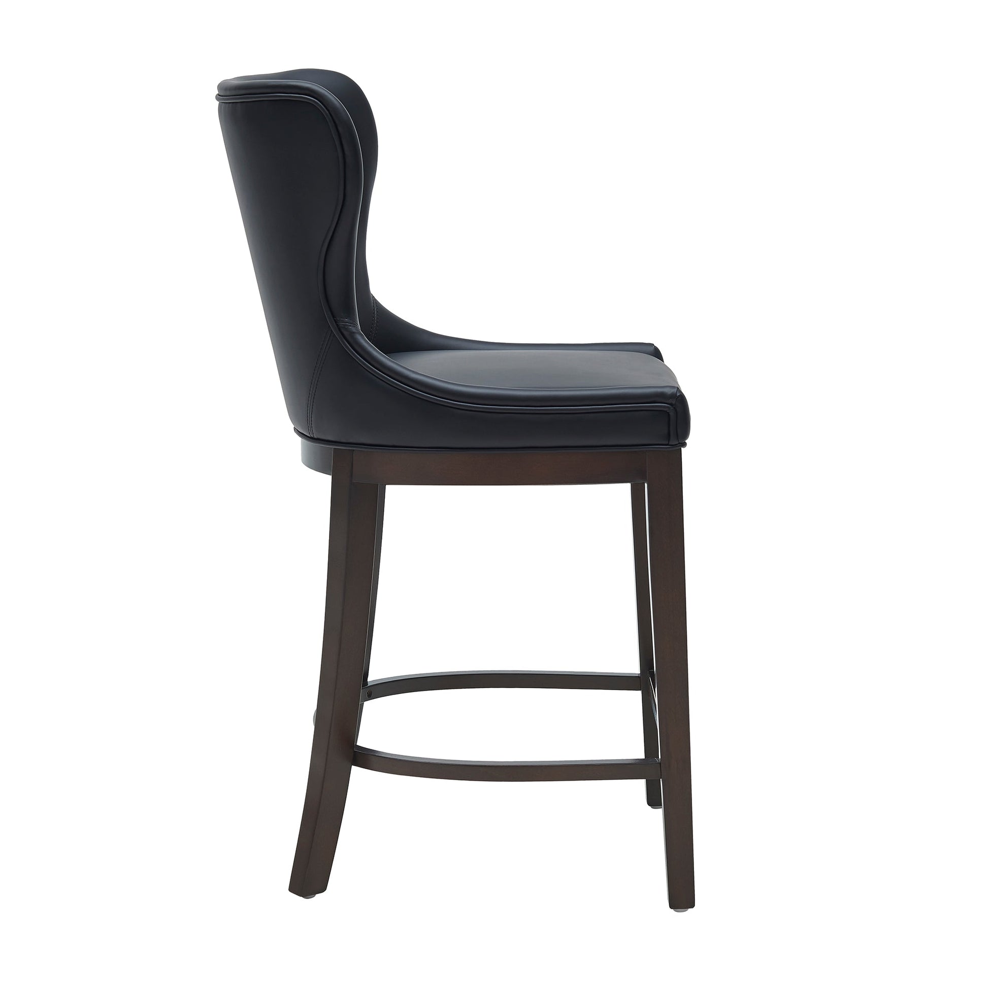 Blair Counter Stool in Black (set of 2) - Ornate Home