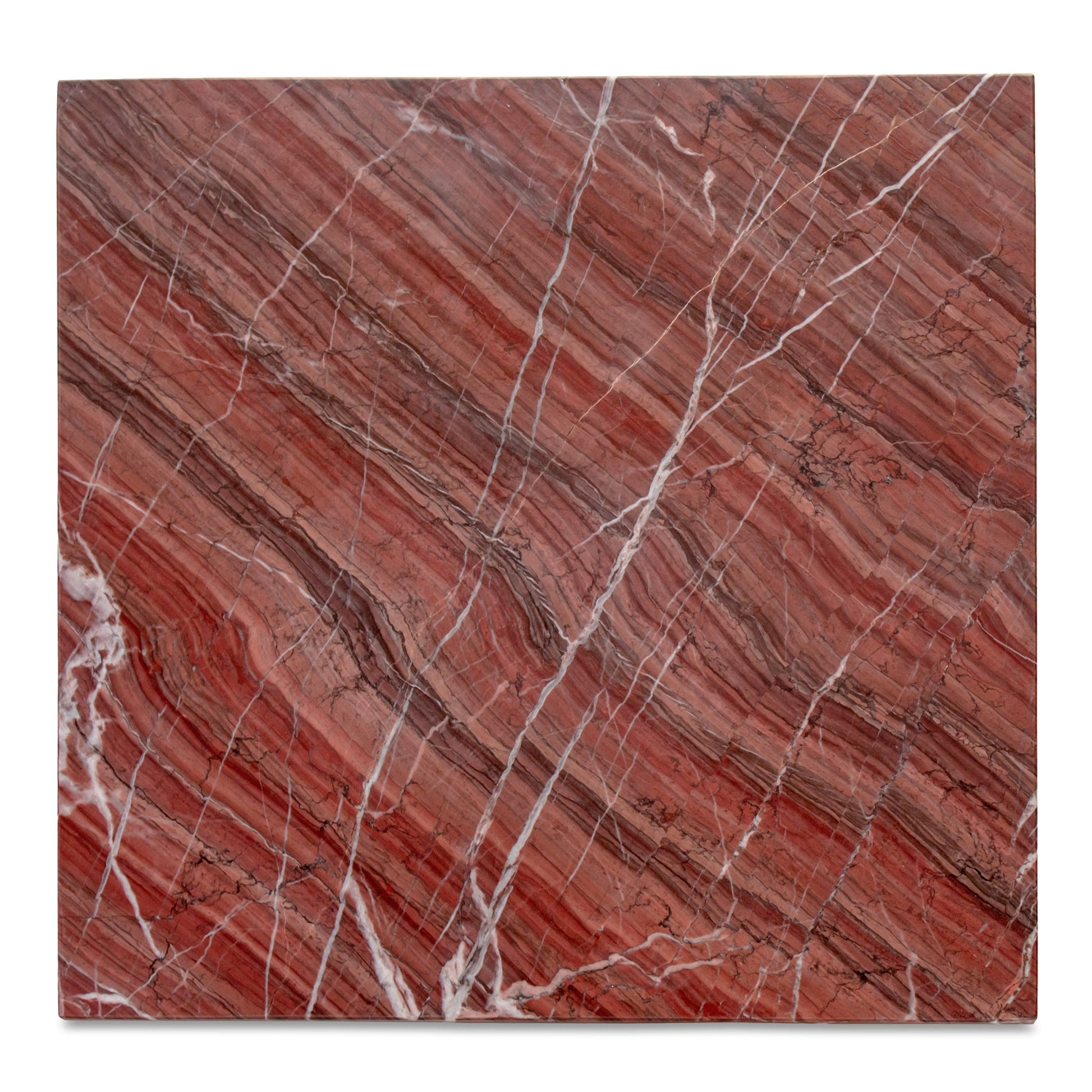 Blair Rosso Levanto Marble Accent Table - Ornate Home