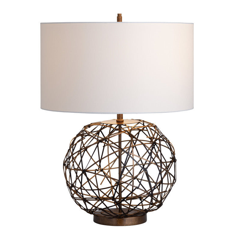 Blaise Copper/Bronze Table Lamp - Ornate Home