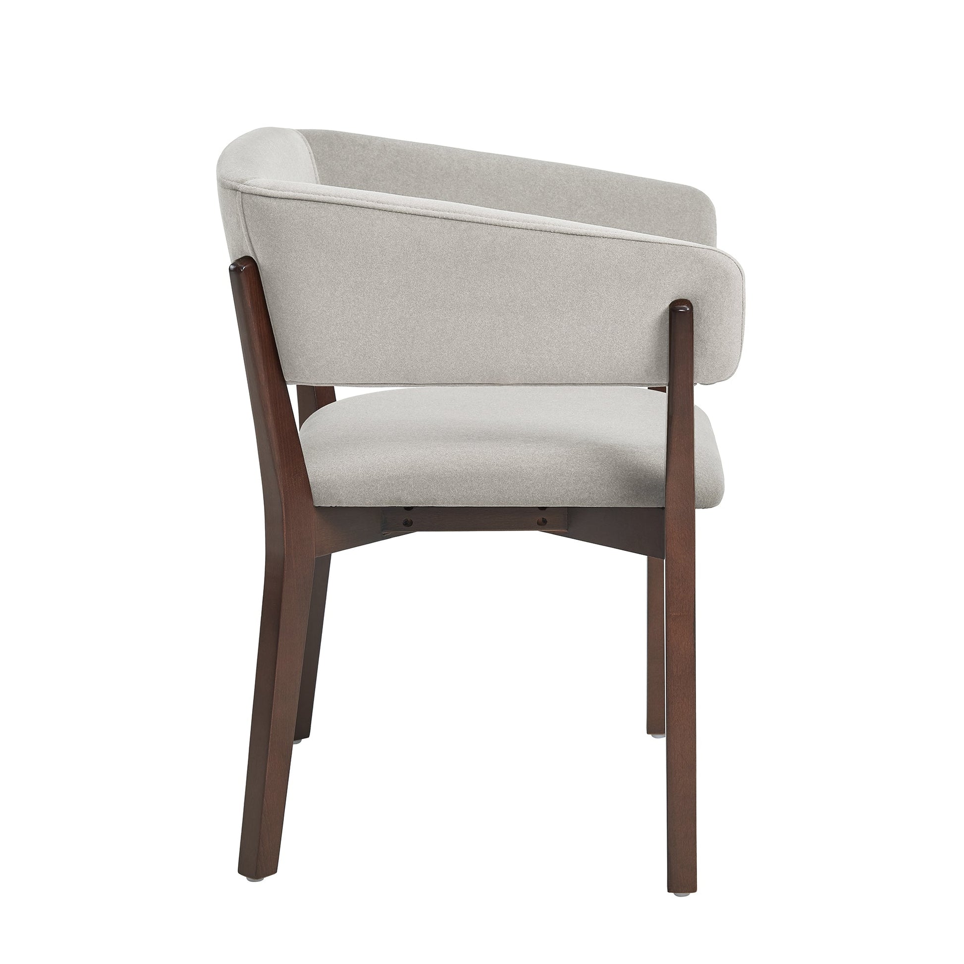 Blake Dining Armchair in Greige (set of 2) - Ornate Home