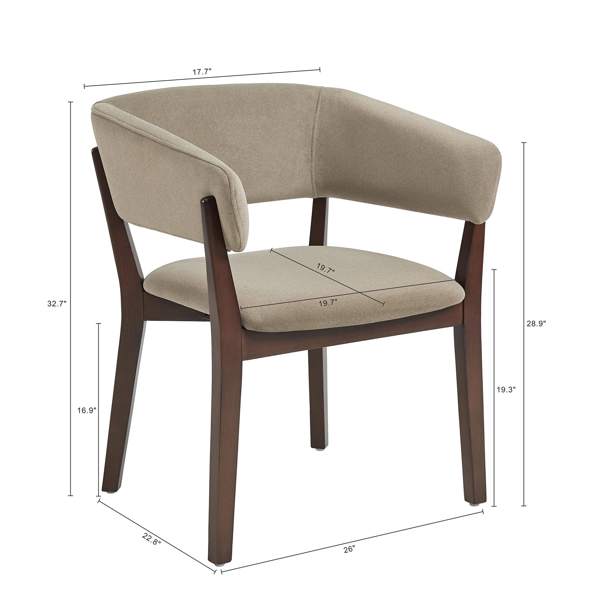 Blake Dining Armchair in Linen - Ornate Home