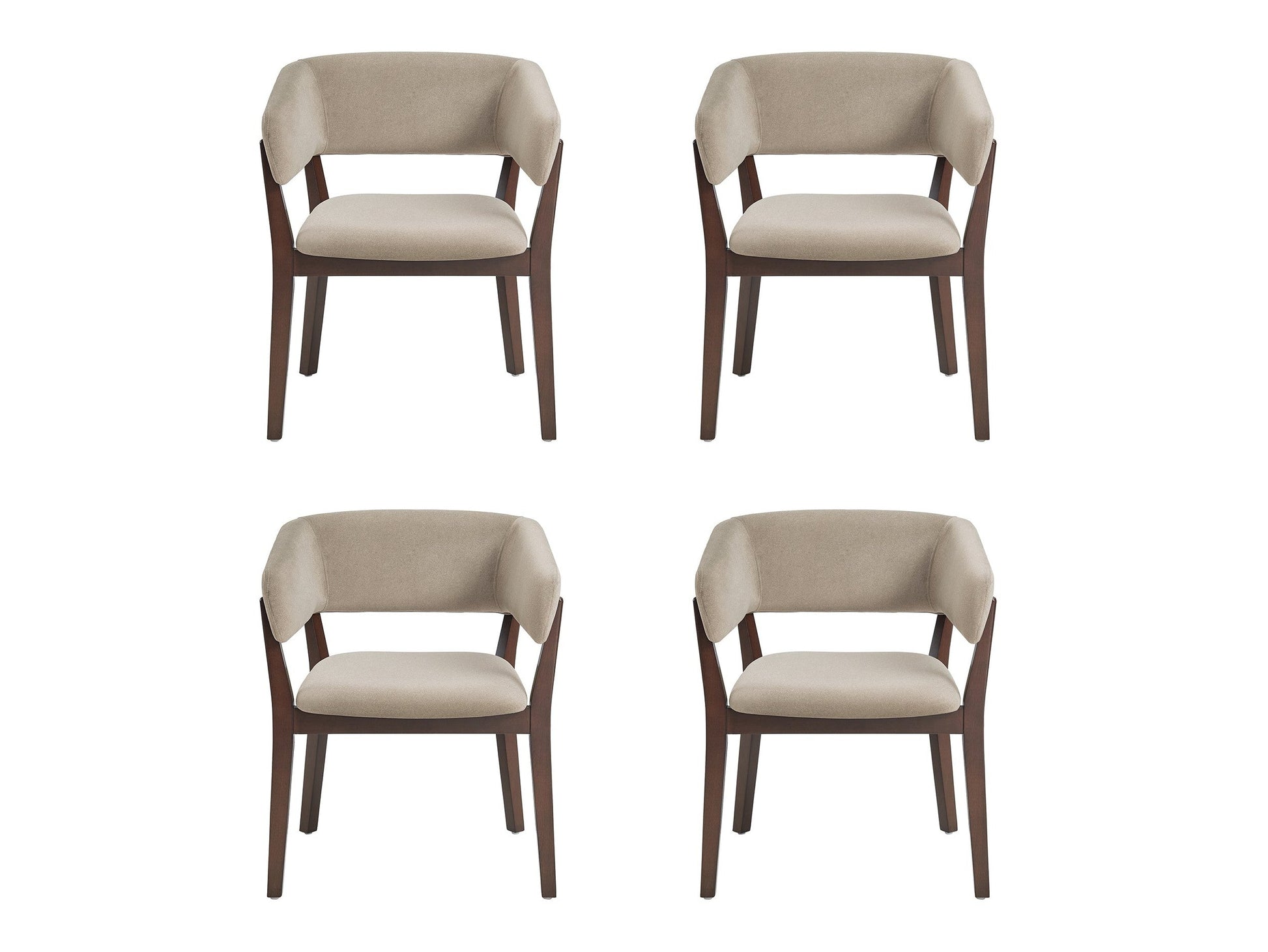 Blake Dining Armchair in Natural (set of 4) - Ornate Home
