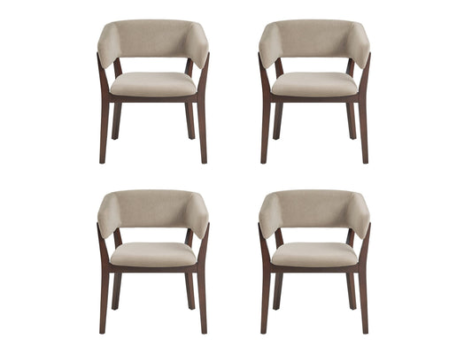 Blake Dining Armchair in Natural (set of 4) - Ornate Home