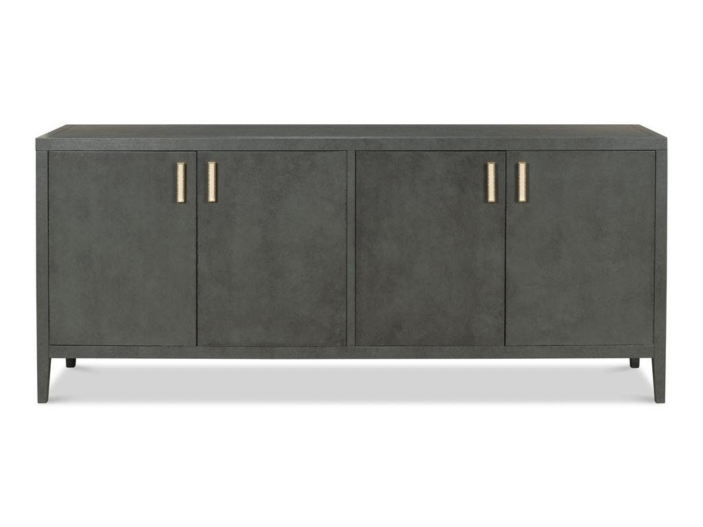 Blanco Grey 4 Door Buffet - Ornate Home