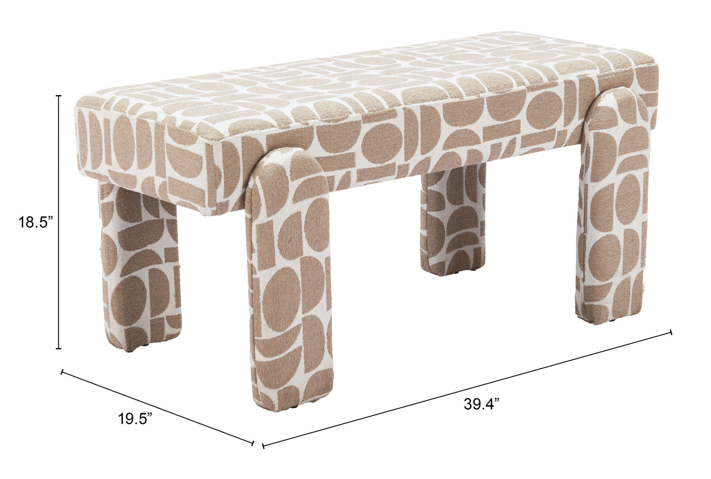 Blato Multicolor Bench - Ornate Home