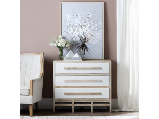 Blue Hills Brown/White Chest - Ornate Home