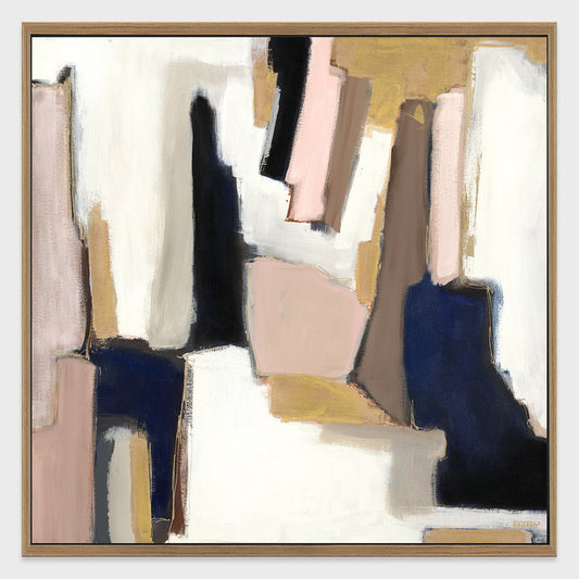 Blush Sapphire Multicolor Painting Art by Buddy Whitlock - Ornate Home