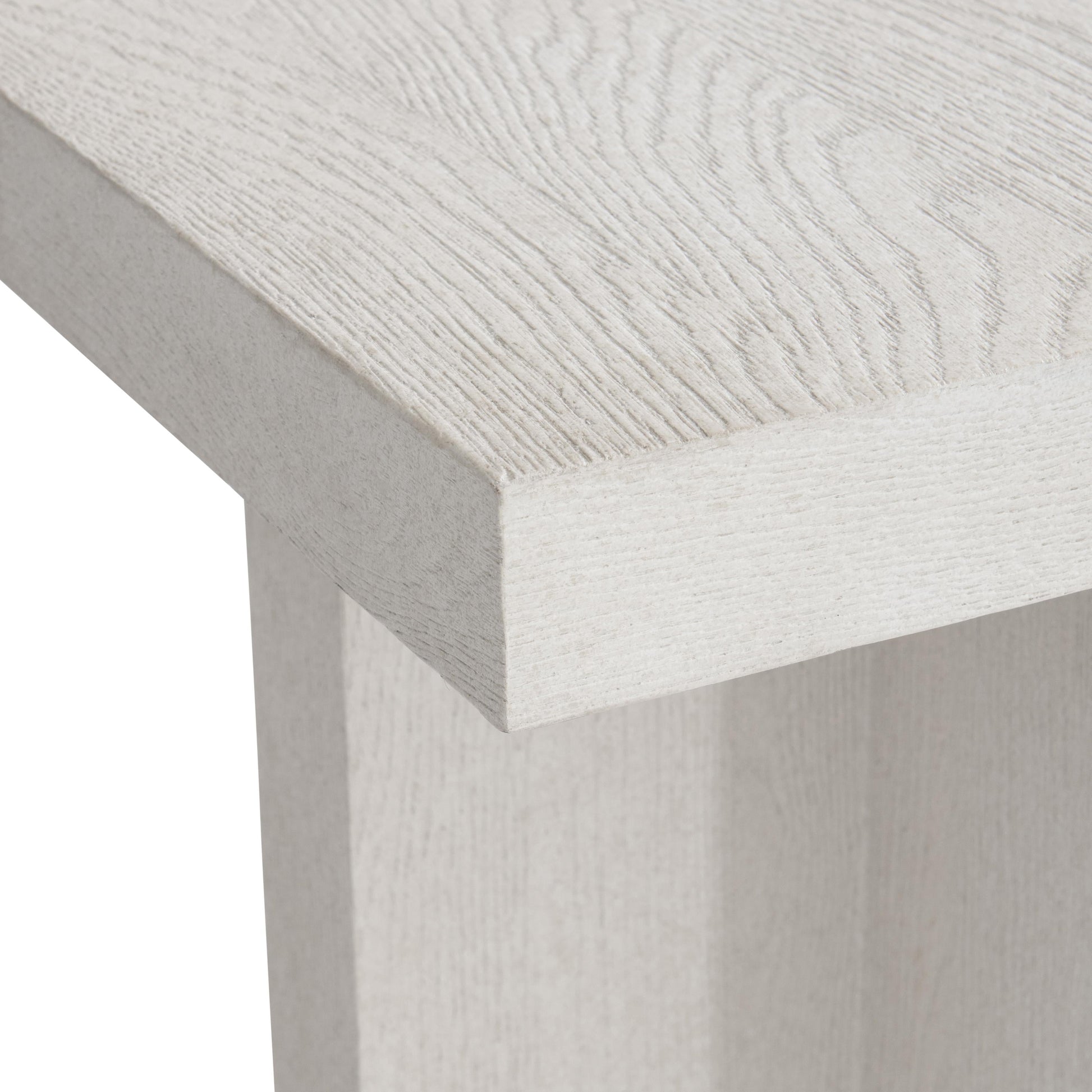 Blythe Sandblasted White Side Table - Ornate Home