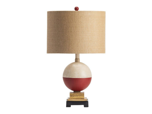Bobber Red/White Table Lamp (Set of 2) - Ornate Home