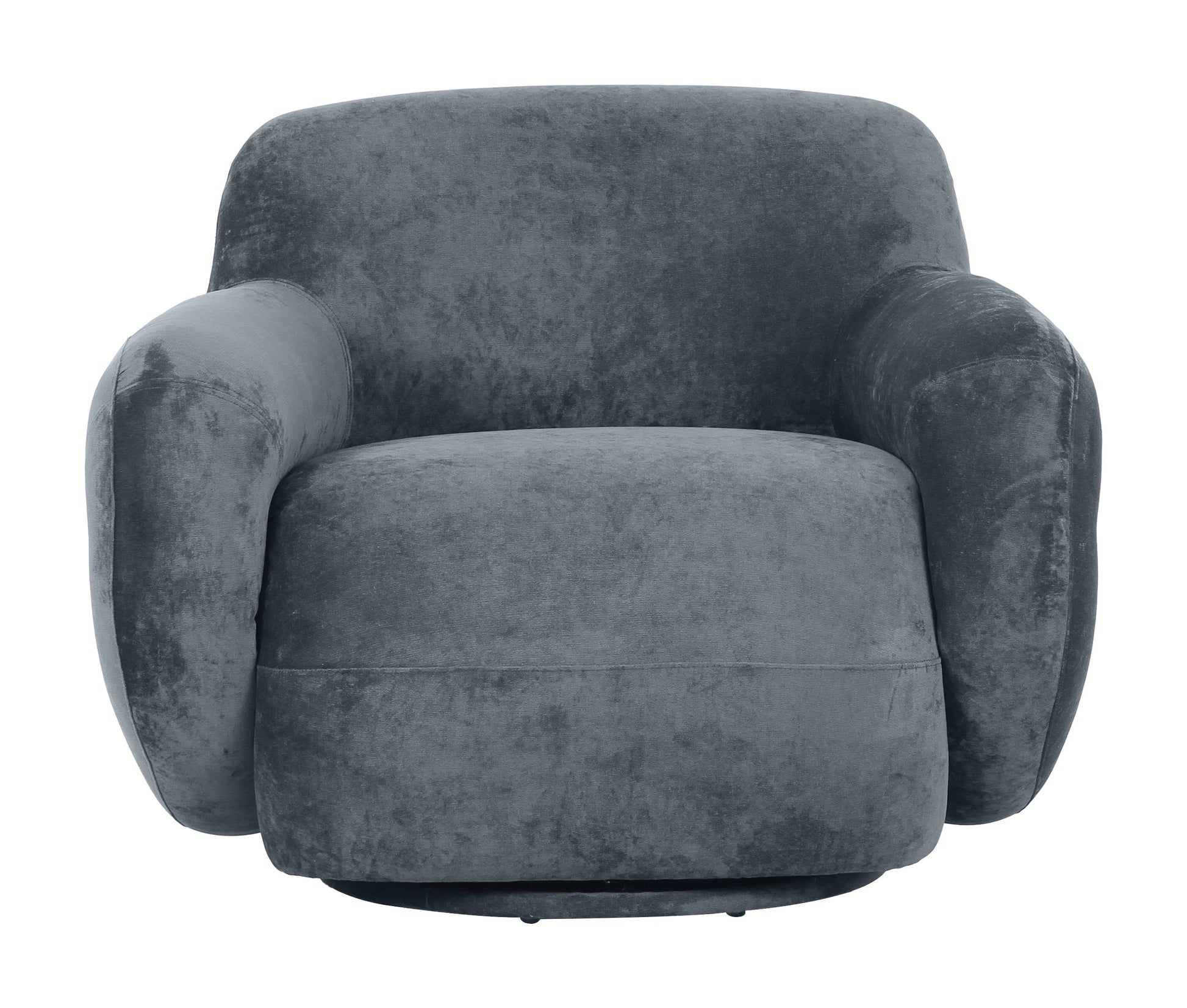Boble Storm Gray Swivel Chair - Ornate Home