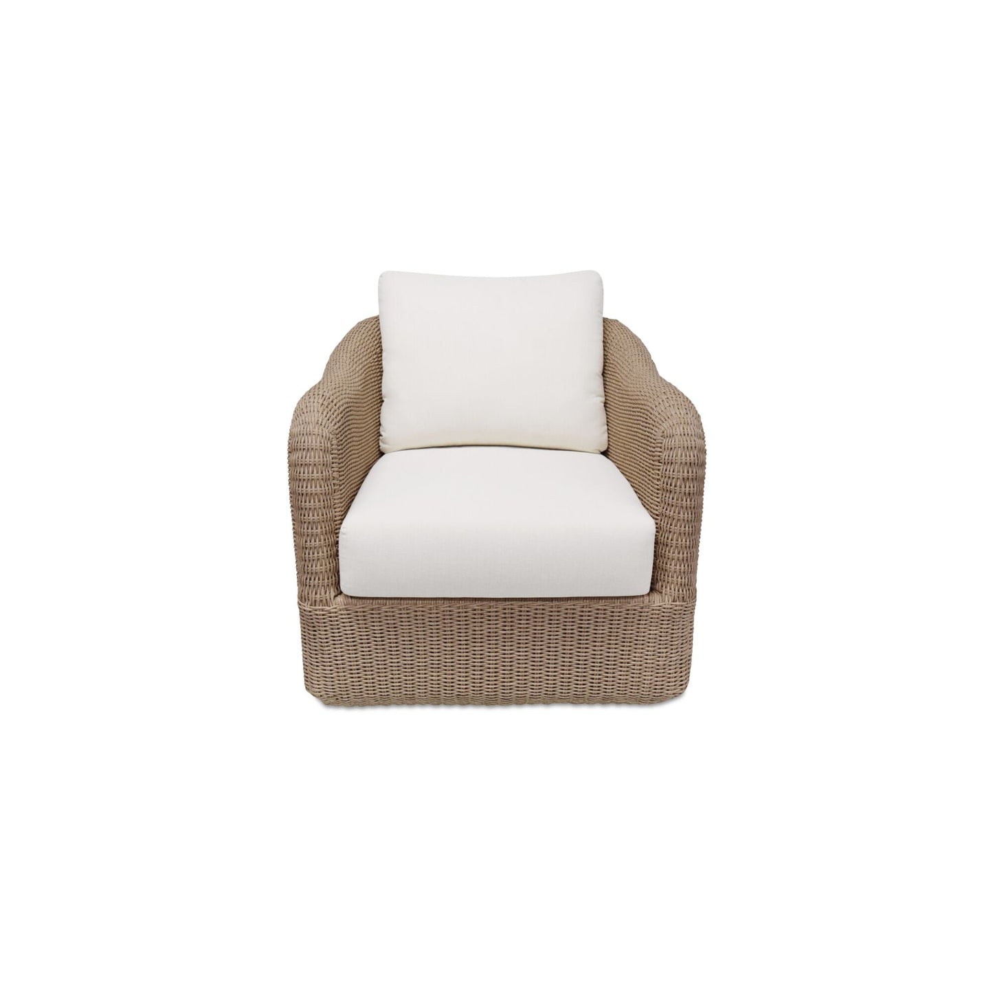 Bodhi Natural Outdoor Swivel Accent Chair - Ornate Home