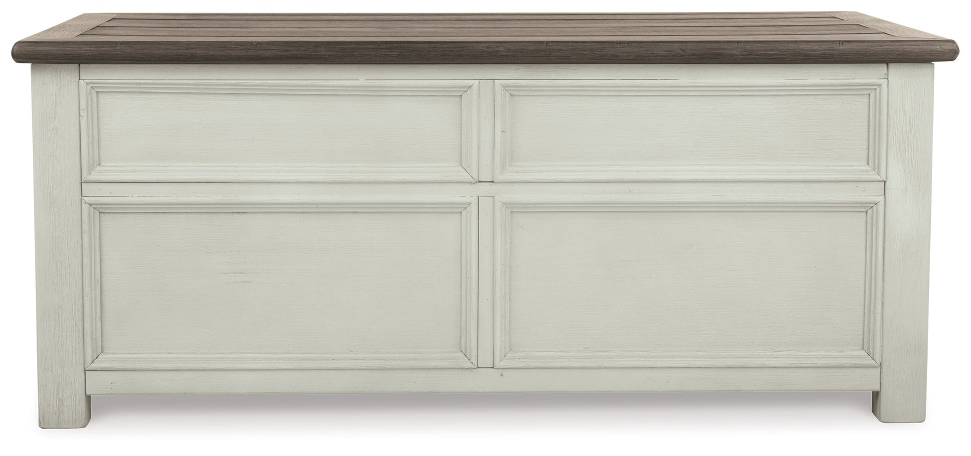 Bolanburg Two-tone Coffee Table and 2 Chairside End Tables with Console- Viva Furn