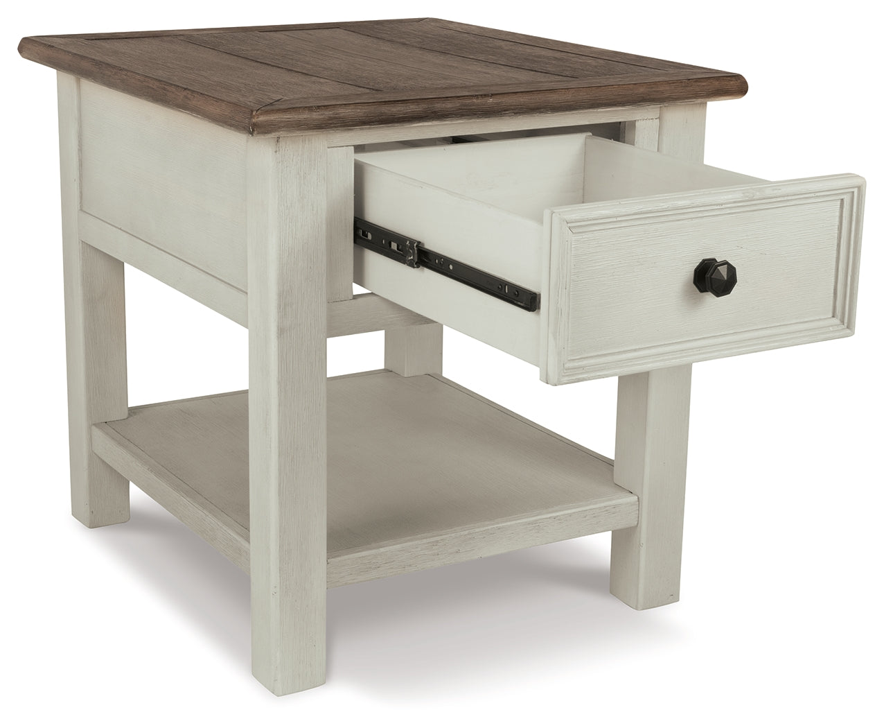 Bolanburg Two-tone Coffee Table w/End Table & Chairside End Table- Viva Furn