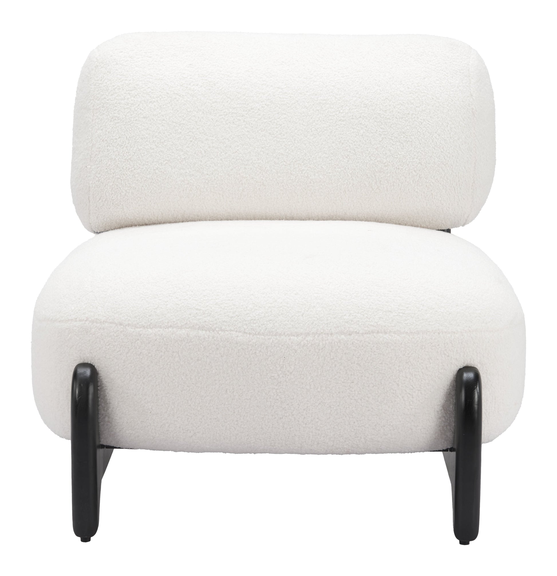 Bombo White Accent Chair - Ornate Home