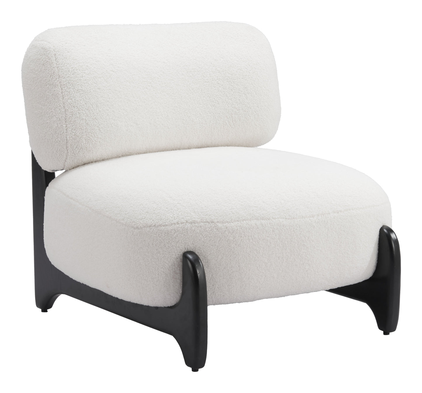 Bombo White Accent Chair - Ornate Home