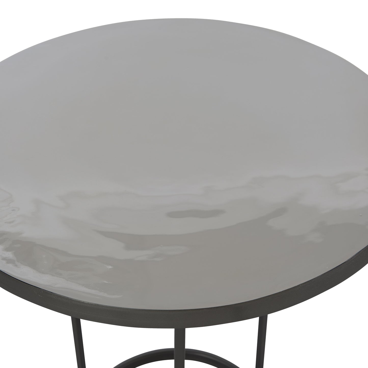 Bonfield Grey/Graphite Side Table - Ornate Home