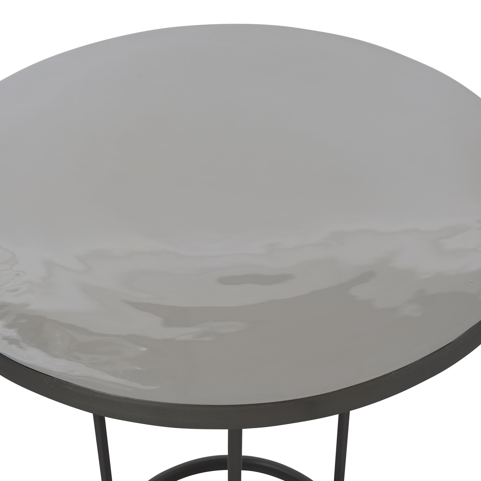 Bonfield Grey/Graphite Side Table - Ornate Home