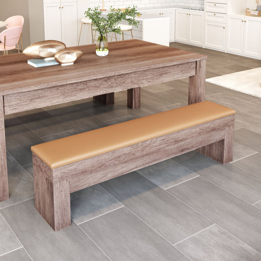 Bonker Brown Storage Bench (Set of 2) - Ornate Home