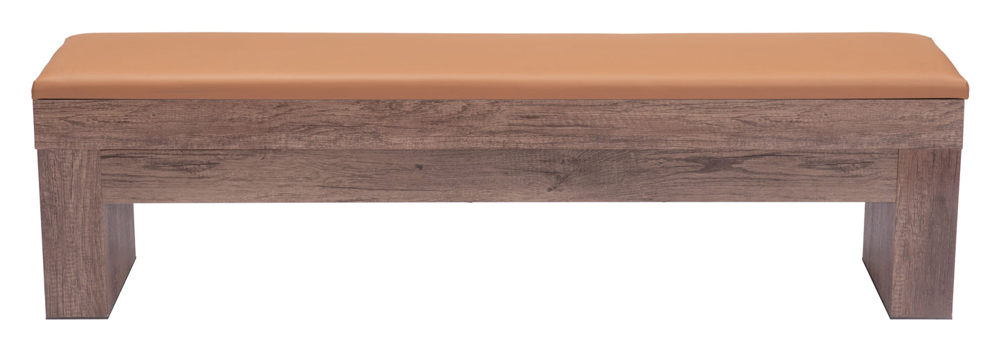 Bonker Brown Storage Bench (Set of 2) - Ornate Home