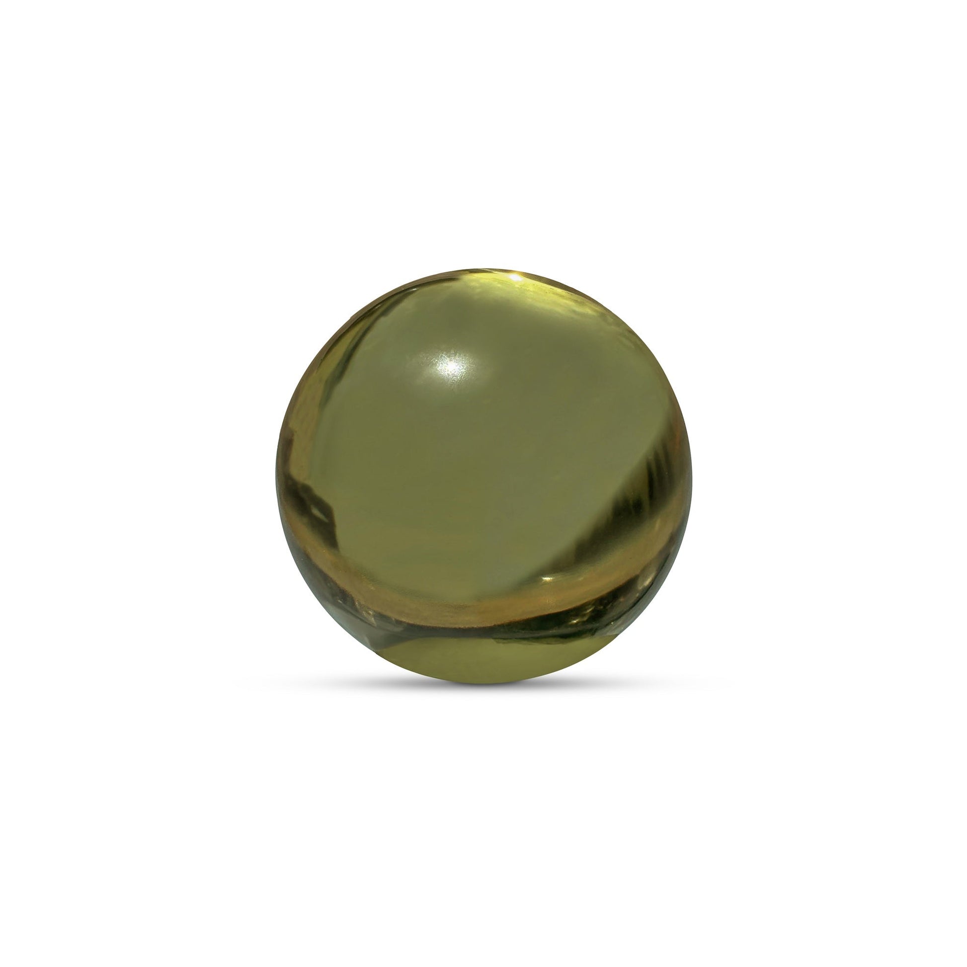 Bonn Olive Cast Glass Decorative Object - Ornate Home