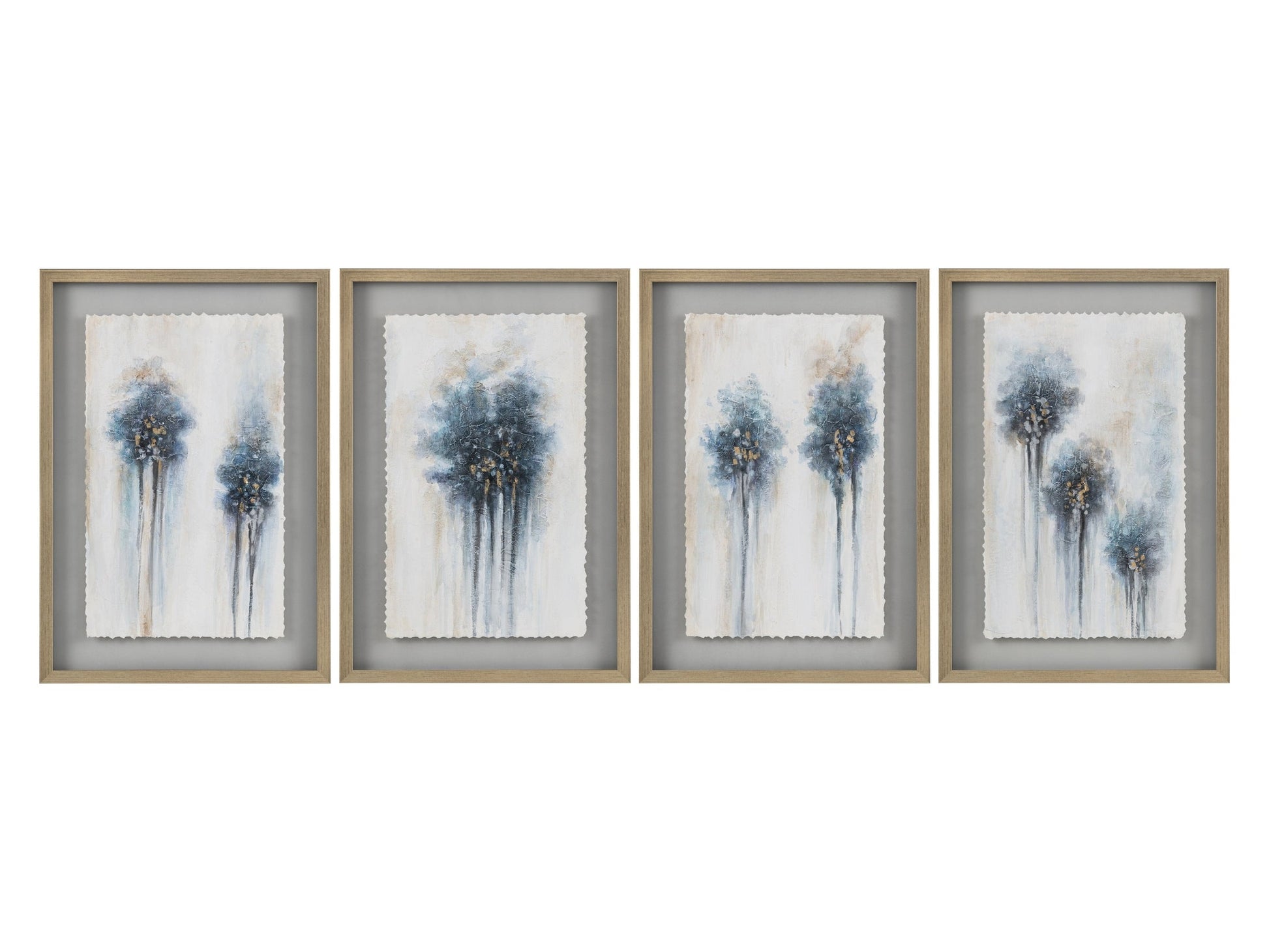 Boom Boom Blue/Gold Wall Art - Ornate Home