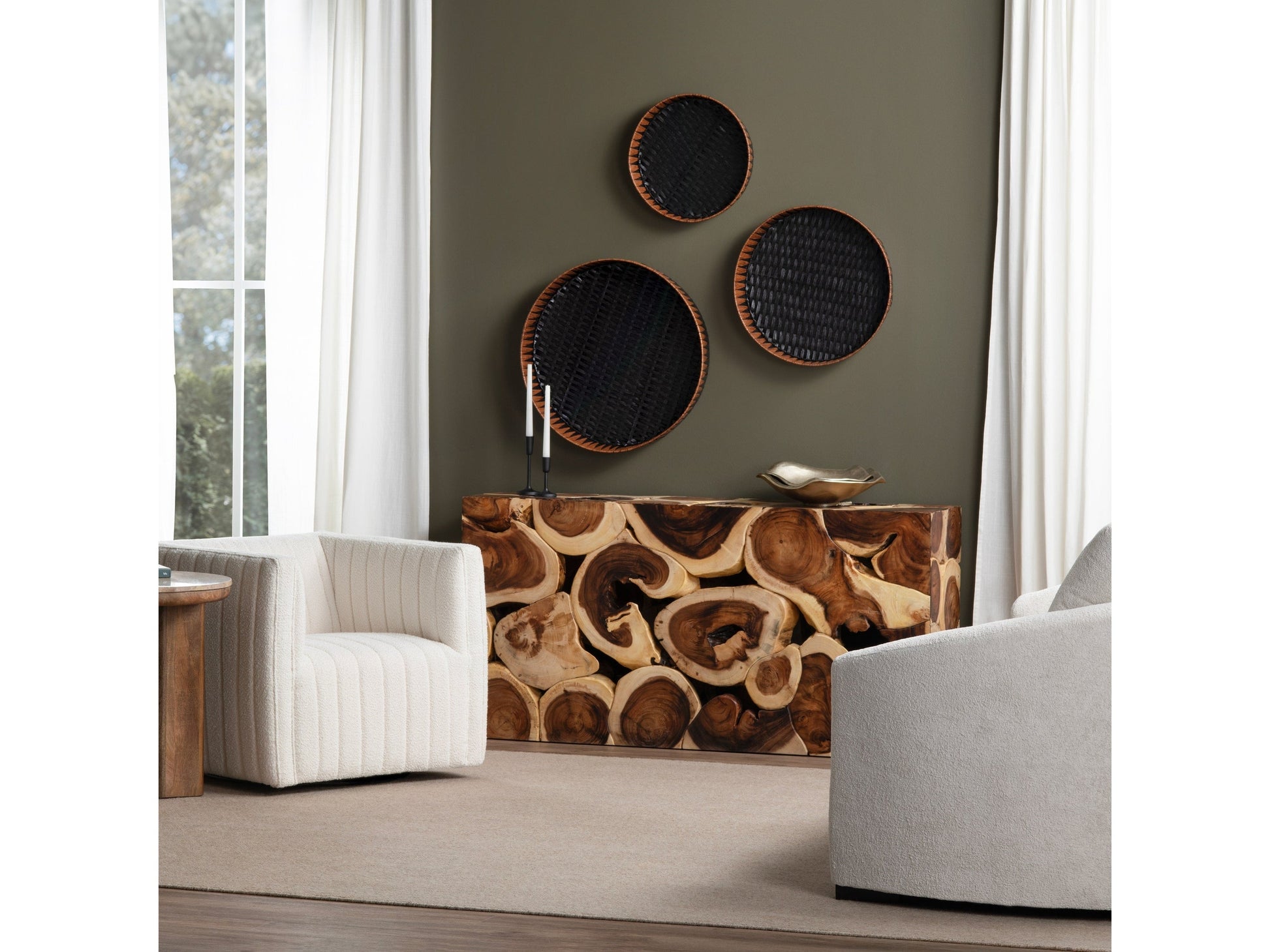 Borneo Brown Console Table - Ornate Home