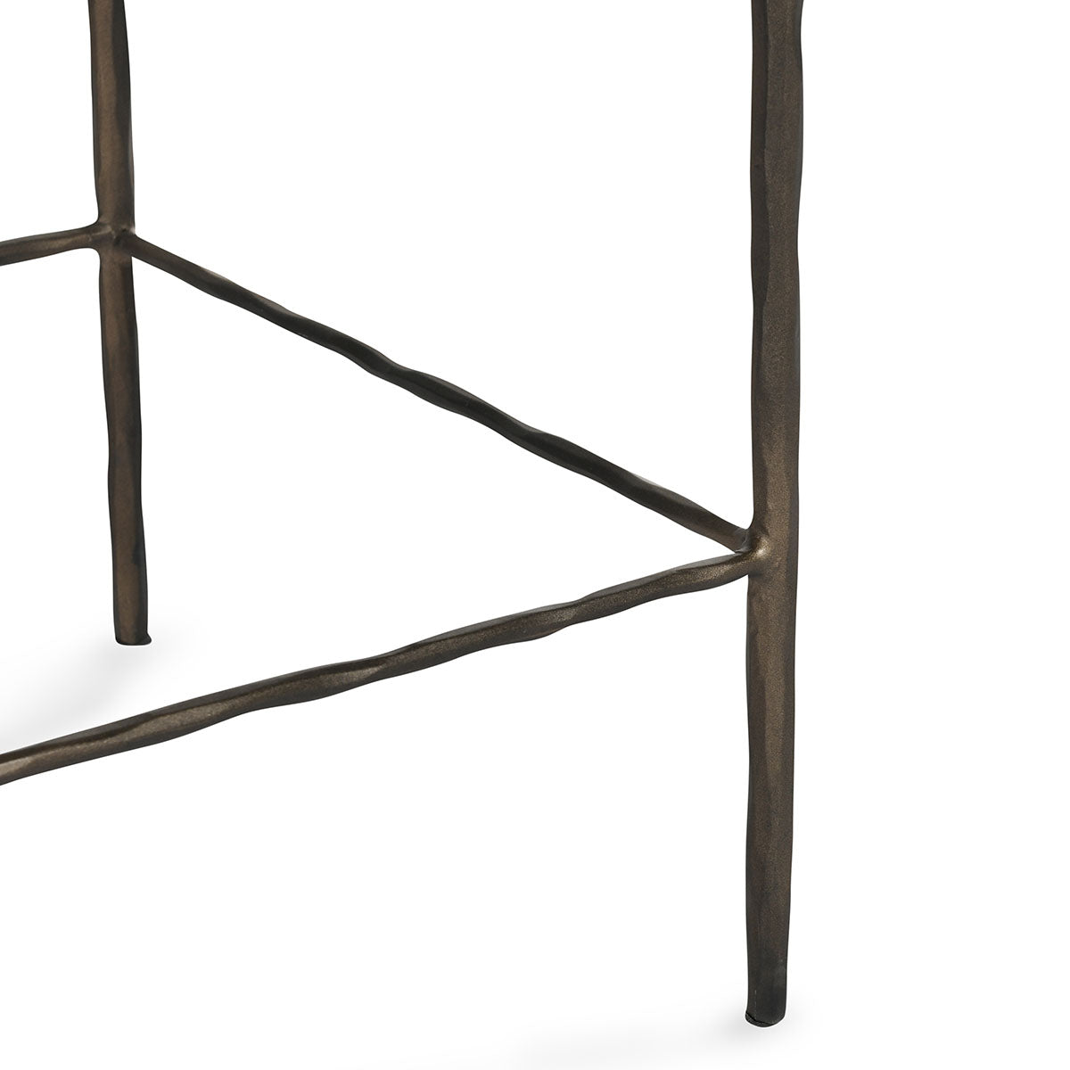 Bose Chestnut Brown Leather Counter Stool - Ornate Home
