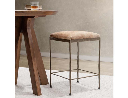 Bose Hide Brown Counter Stool - Ornate Home