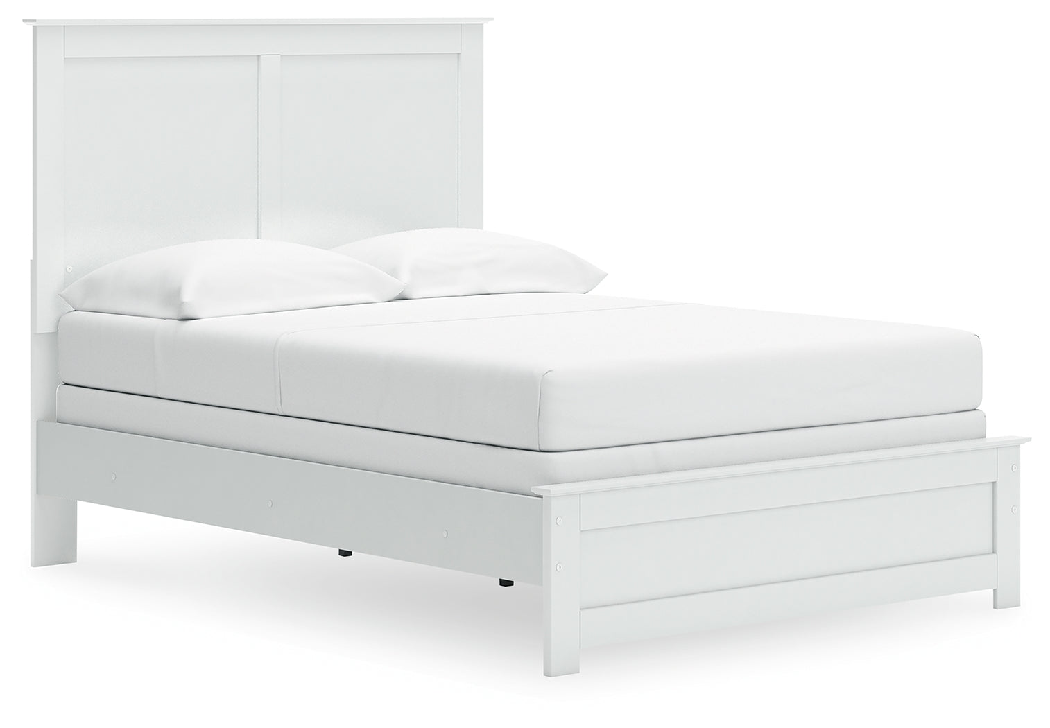Bostwick Shoals White Full Panel Youth Bed- Viva Furn