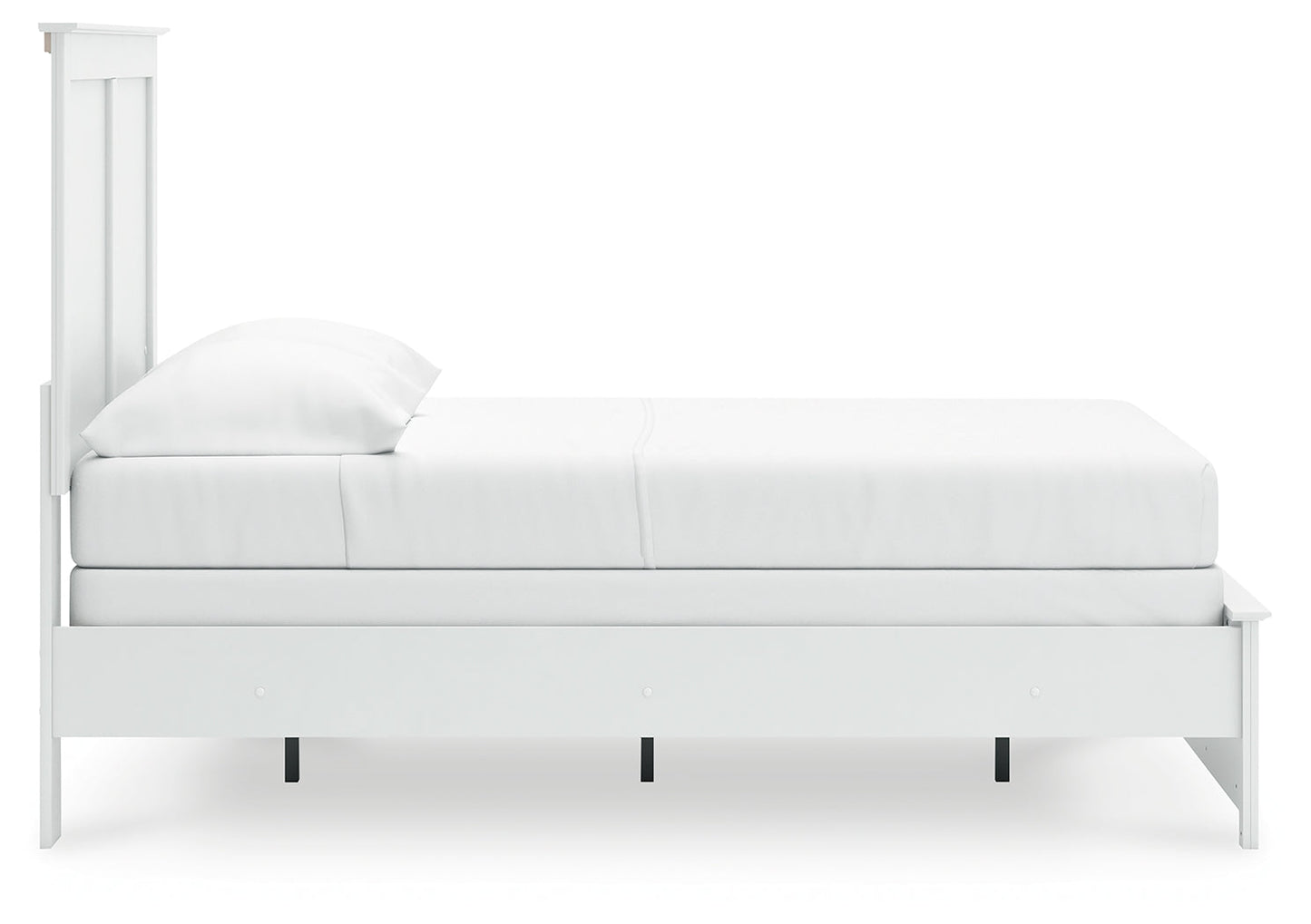 Bostwick Shoals White Full Panel Youth Bed- Viva Furn