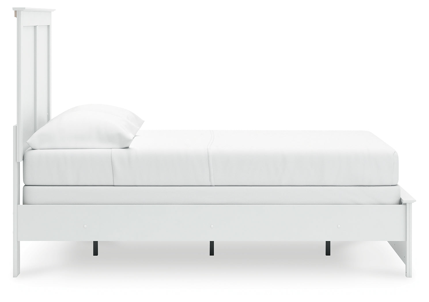 Bostwick Shoals White Full Panel Youth Bed- Viva Furn