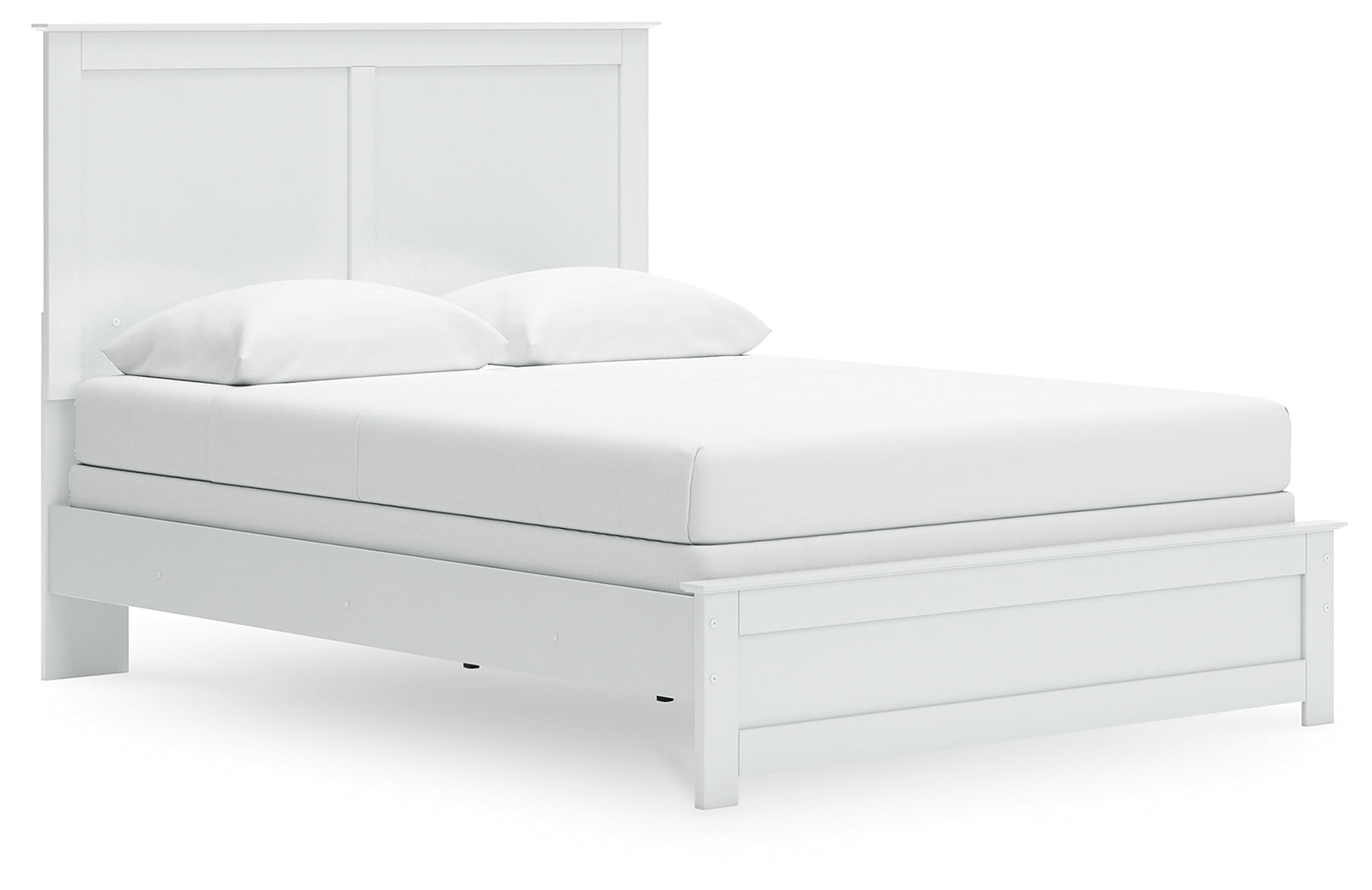 Bostwick Shoals White Queen Panel Bed- Viva Furn