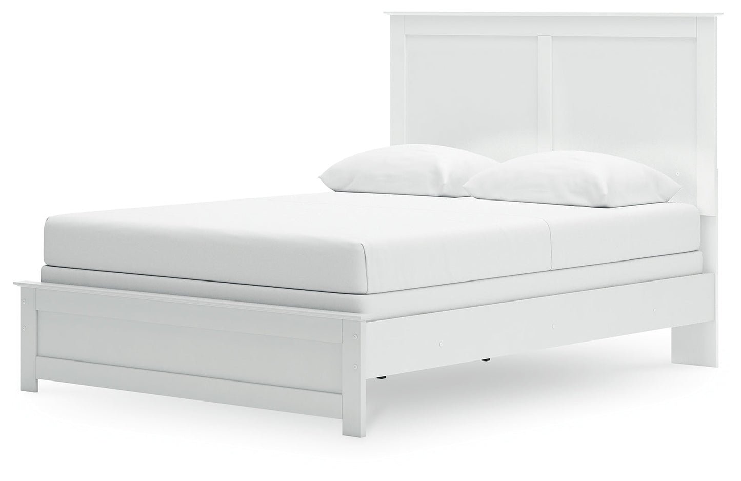 Bostwick Shoals White Queen Panel Bed- Viva Furn