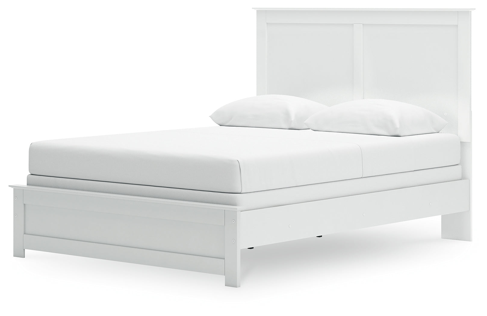 Bostwick Shoals White Queen Panel Bed- Viva Furn
