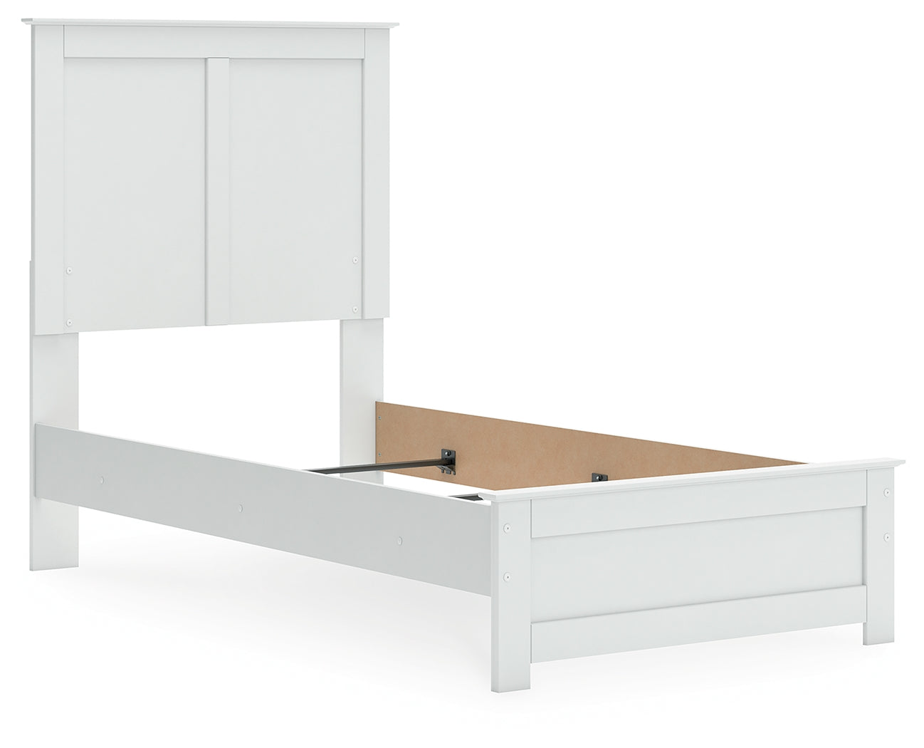 Bostwick Shoals White Twin Panel Youth Bed- Viva Furn