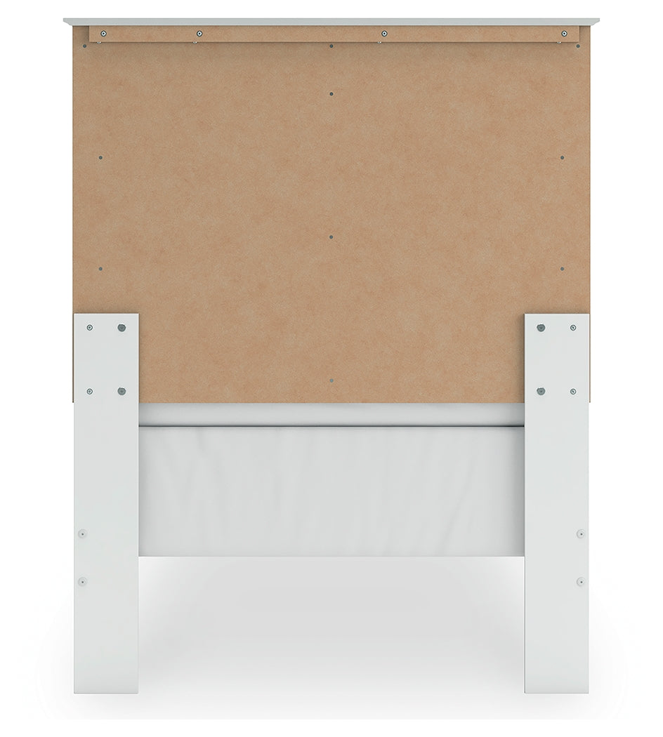 Bostwick Shoals White Twin Panel Youth Bed- Viva Furn