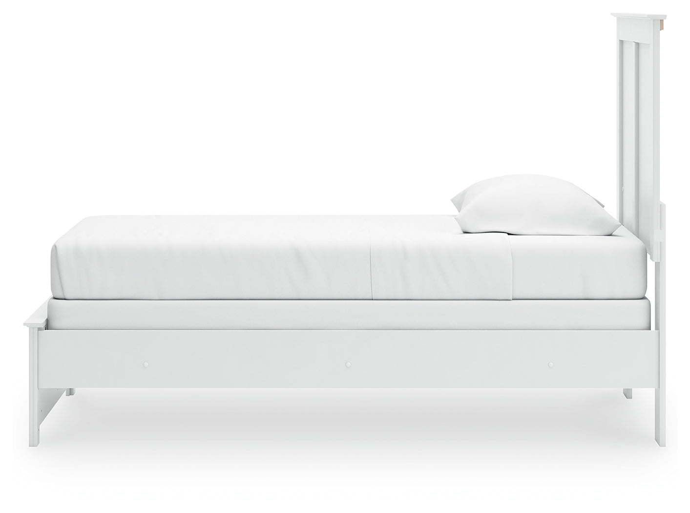 Bostwick Shoals White Twin Panel Youth Bed- Viva Furn