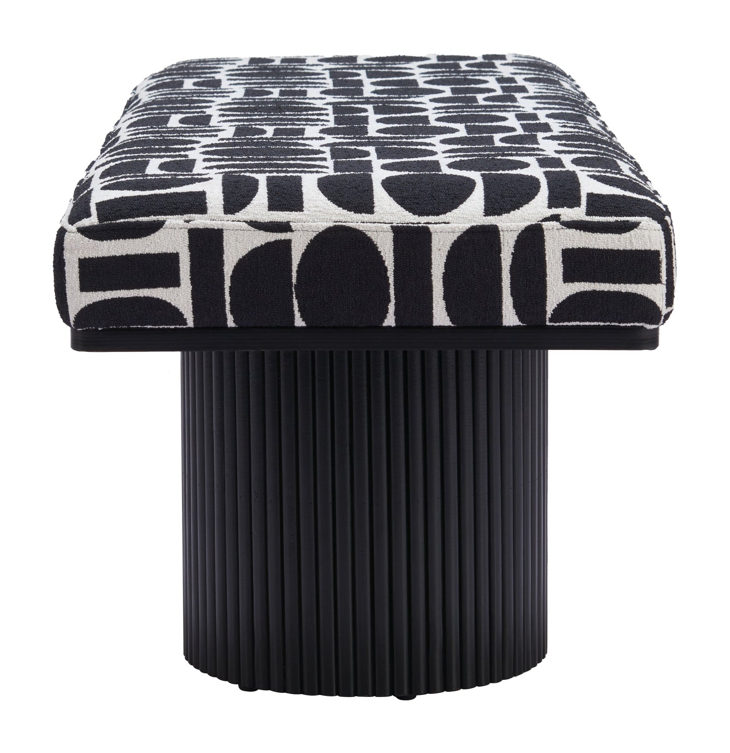 Botoia Black & White Bench - Ornate Home