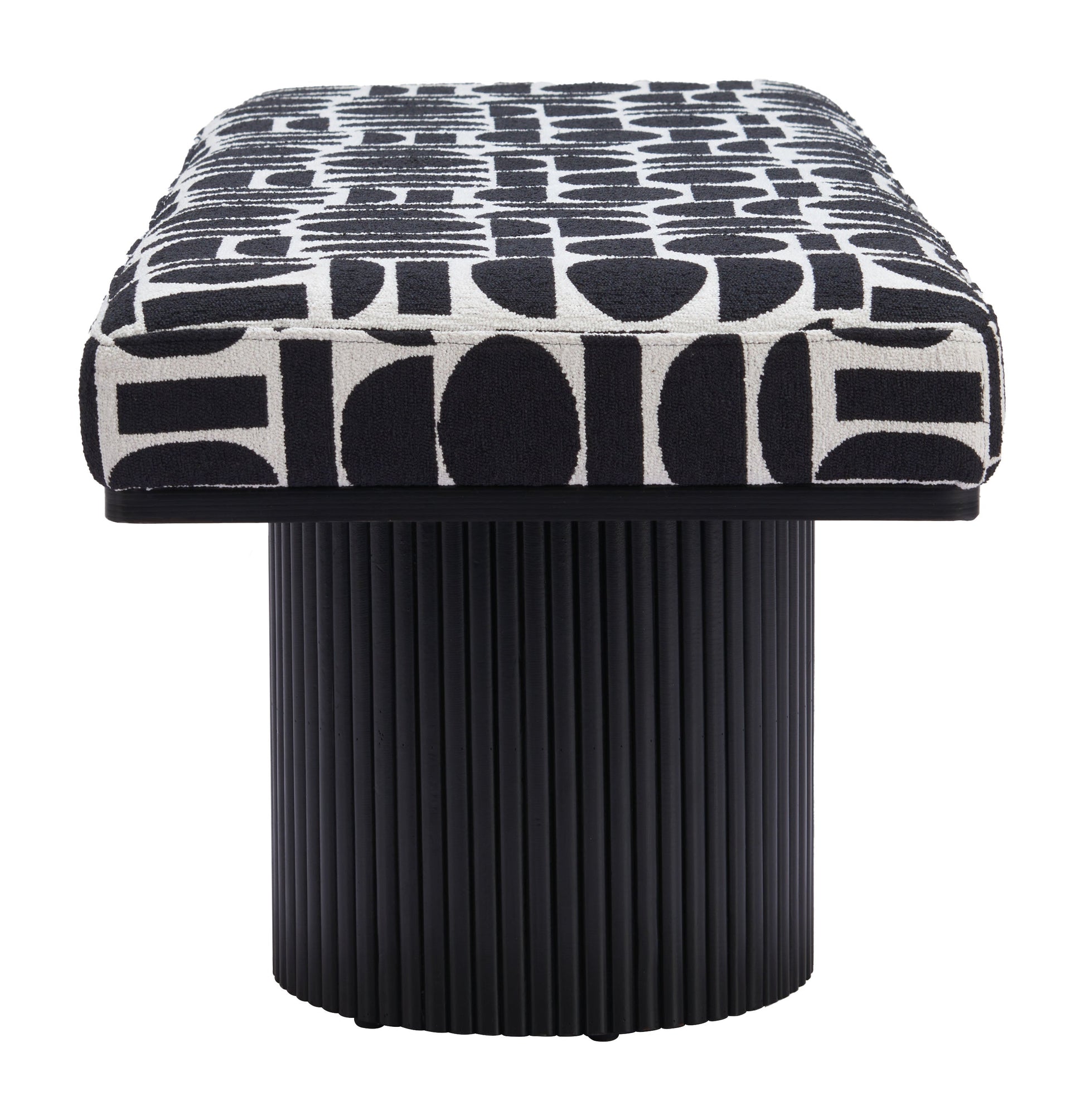 Botoia Black & White Bench - Ornate Home