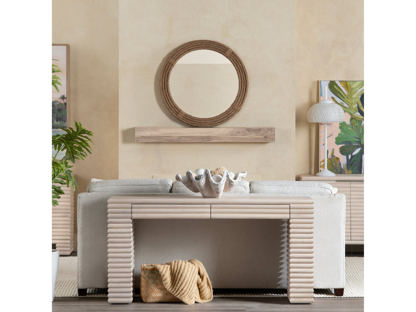 Bow Brown Wall Mirror - Ornate Home