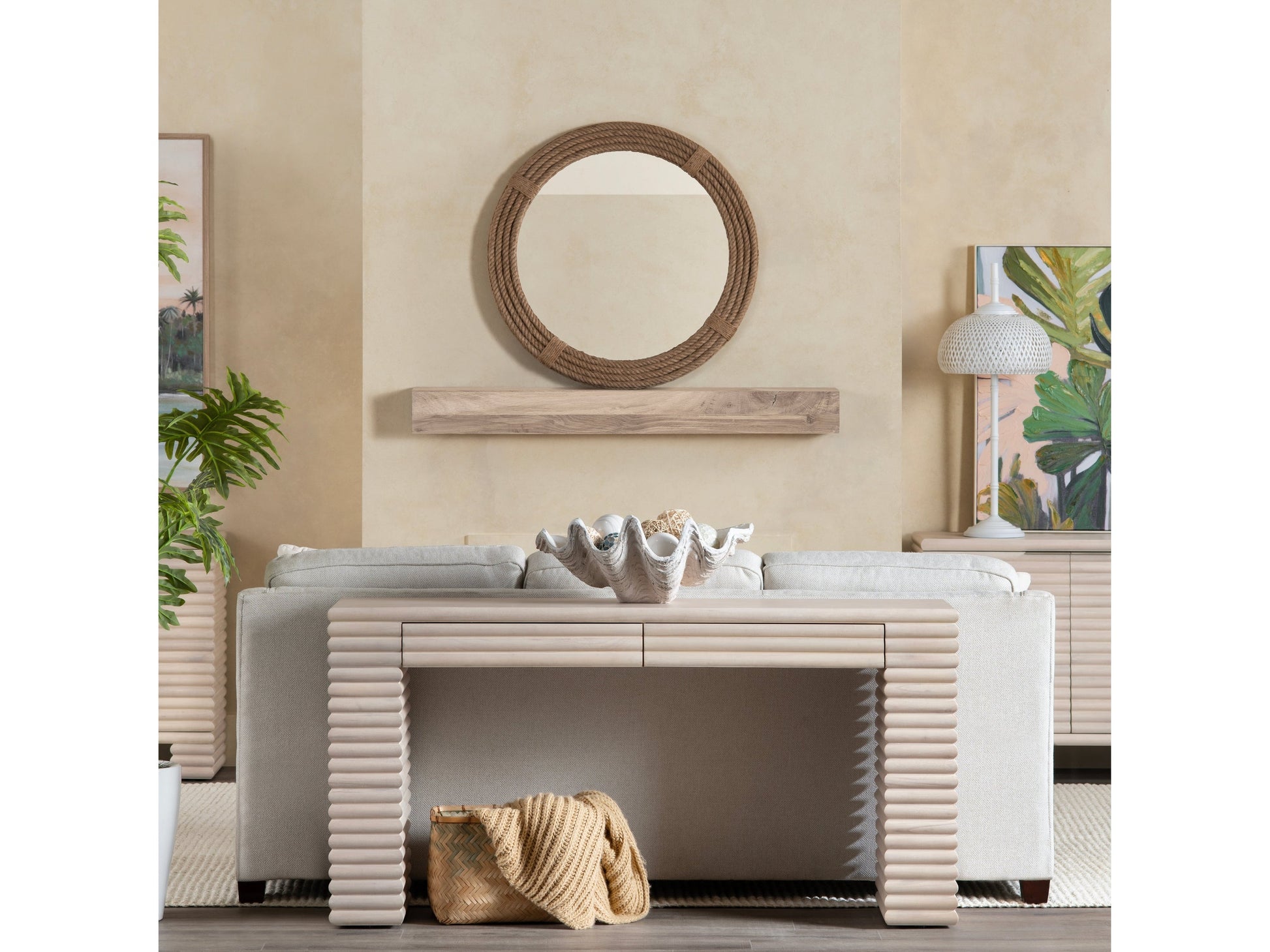 Bow Brown Wall Mirror - Ornate Home