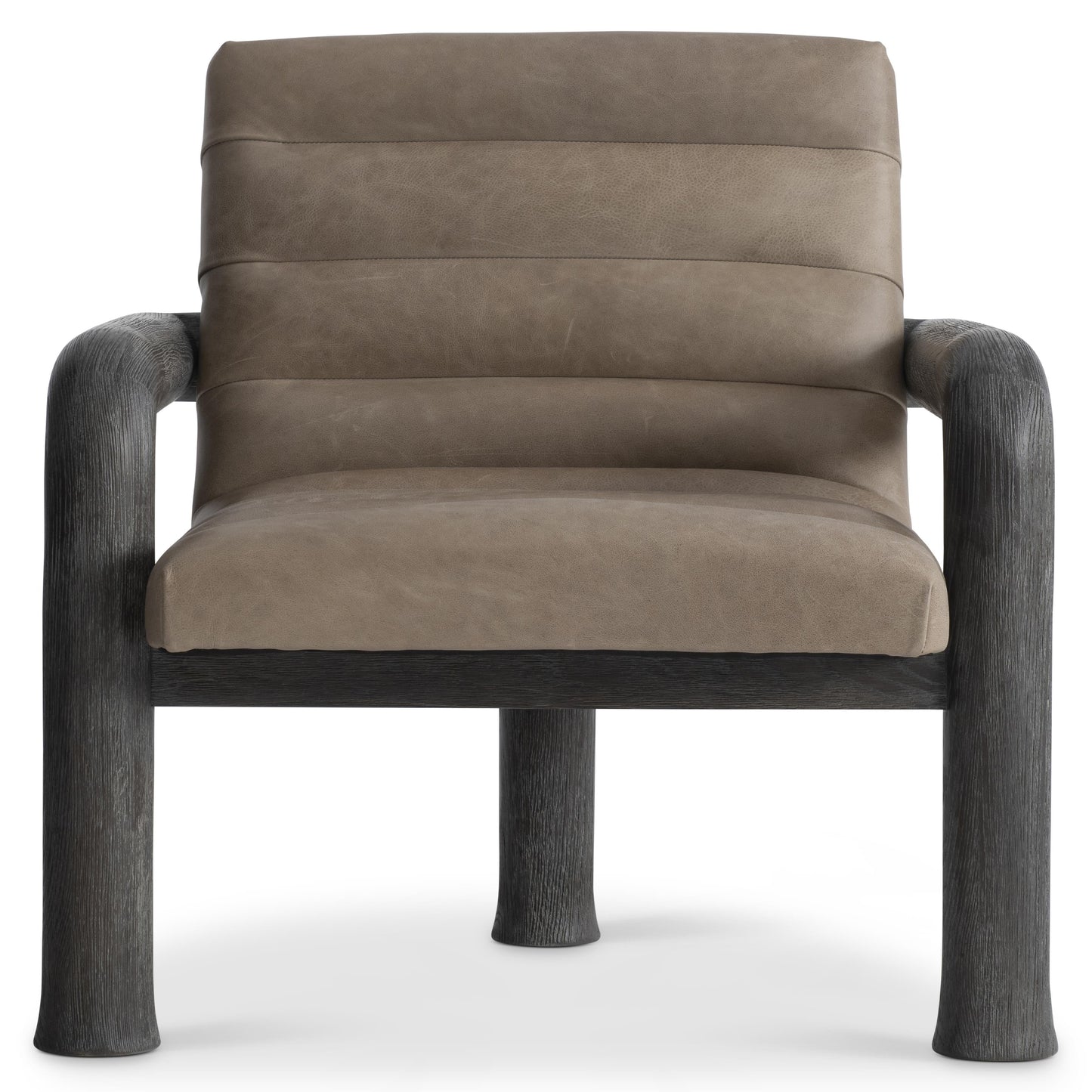 Bowie Tadon Cerused/Beige/Tan Leather Chair - Ornate Home