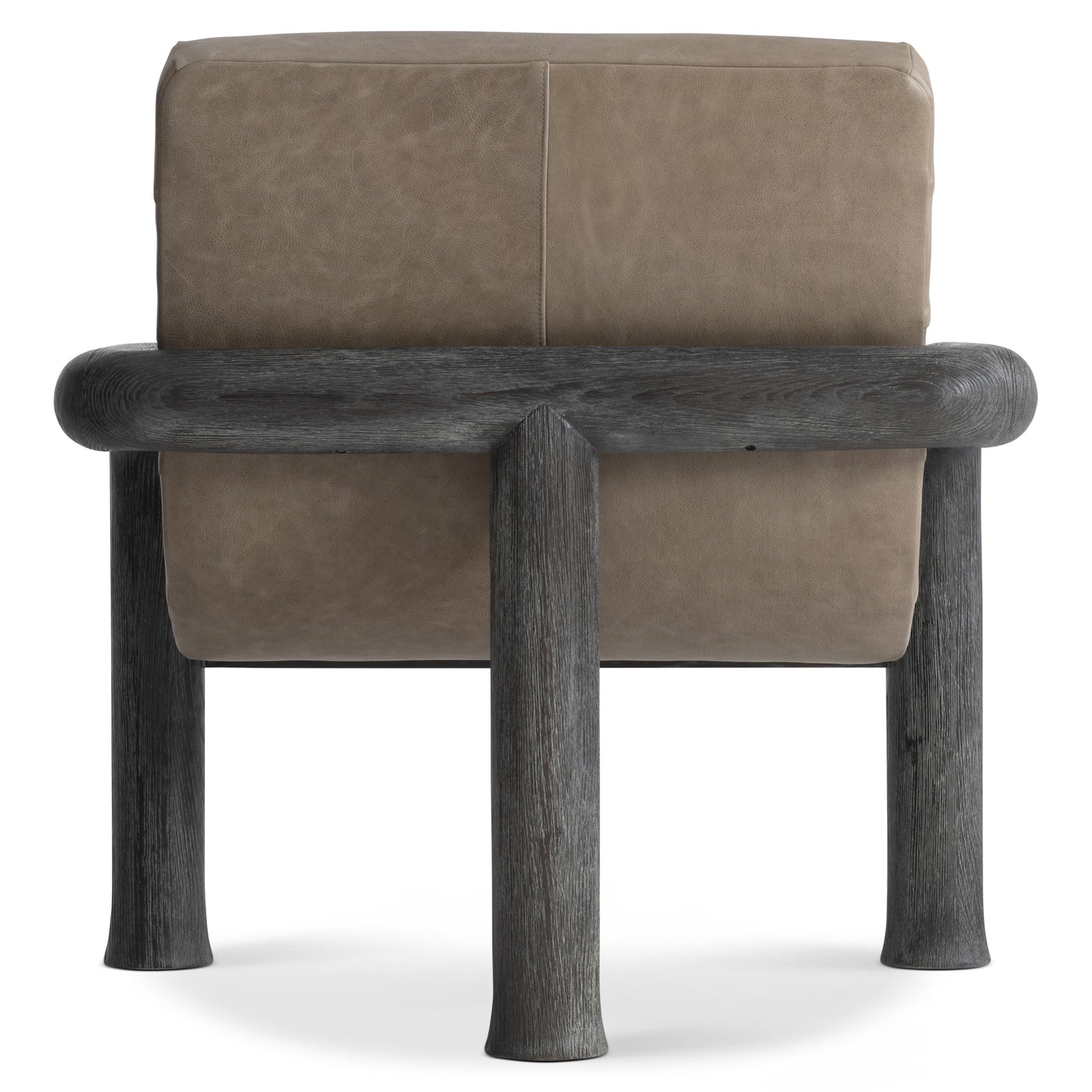 Bowie Tadon Cerused/Beige/Tan Leather Chair - Ornate Home